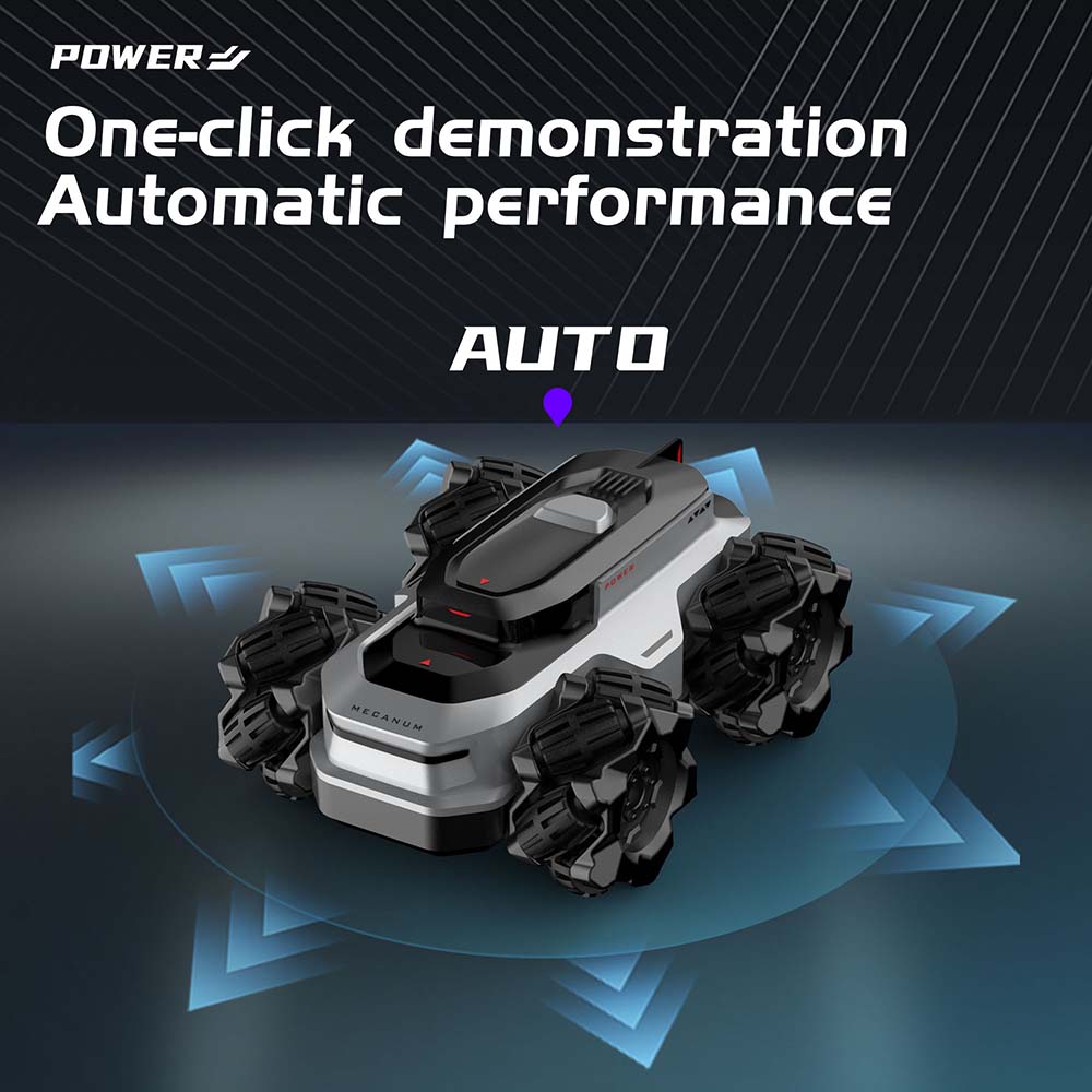 Mini Amphibious RC Car with 360 Degree Rotation and Stunt Driving Feature - BRRRRT