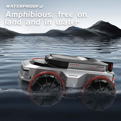 Mini Amphibious RC Car Driving on Water with Waterproof Design - BRRRRT