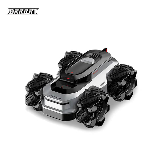 Mini Amphibious RC Car with Waterproof Design and All Terrain Wheels - BRRRRT