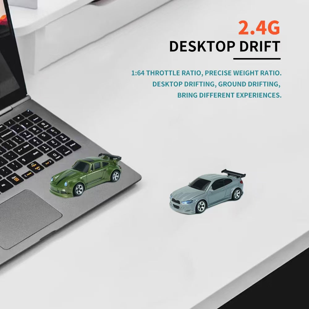 1/64 Scale FPV RC Drift Car With 720P Camera - APP Controlled, 3 Speed Modes, LED Lights, For Teens & Adults