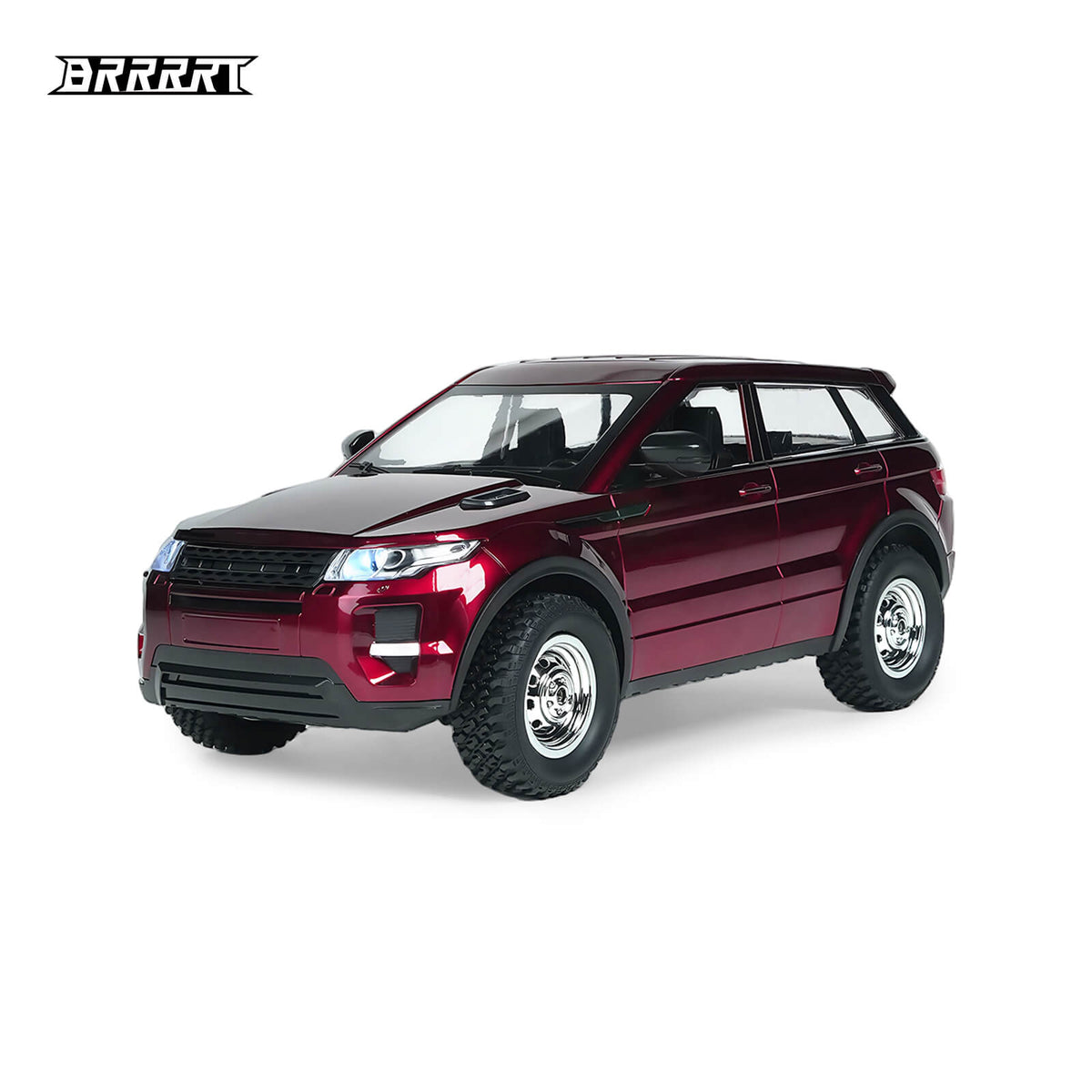 RC Rock Crawler 1/14 Scale 4WD Off-Road Car Front Angled View - BRRRRT