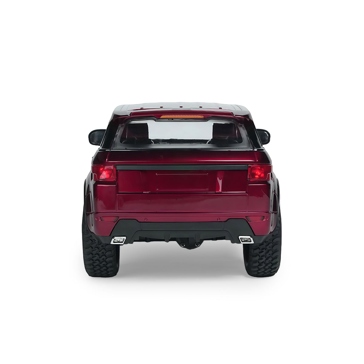 RC Rock Crawler 1/14 Scale 4WD Off-Road Car Rear Angle View - BRRRRT