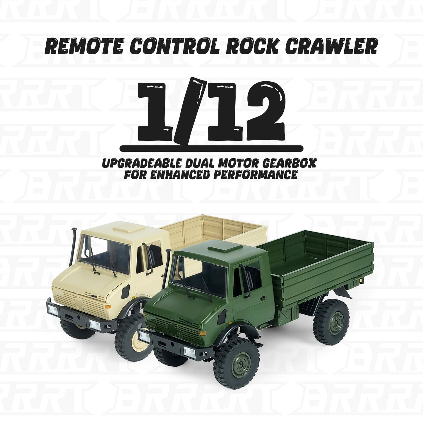 RC Rock Crawler RC Truck 4WD Side View-BRRRRT