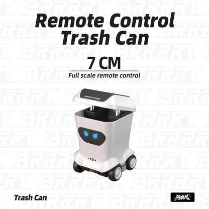BRRRRT Mini RC Trash Can with Lights and Sounds