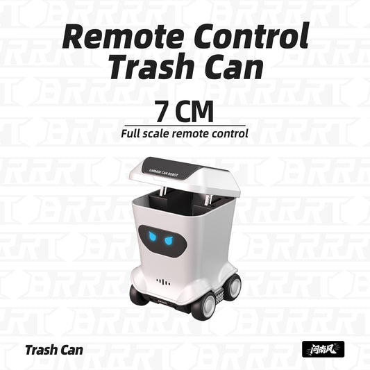 BRRRRT Mini RC Trash Can with Lights and Sounds
