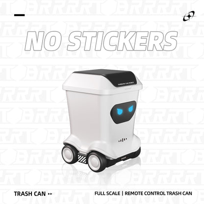BRRRRT Mini RC Trash Can with Lights and Sounds