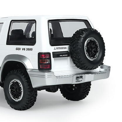 RC Car 4X4 Rock Crawler - Rear Detail View with Spare Tire - BRRRRT