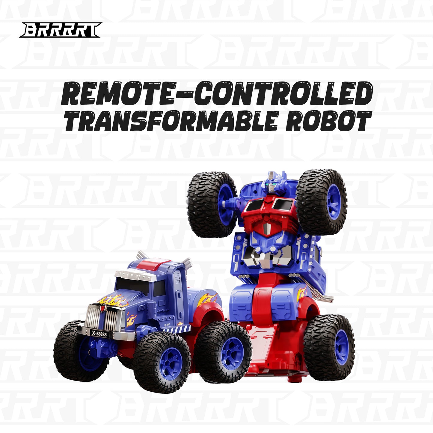 BRRRRT 1/20 Remote Control Transforming Car