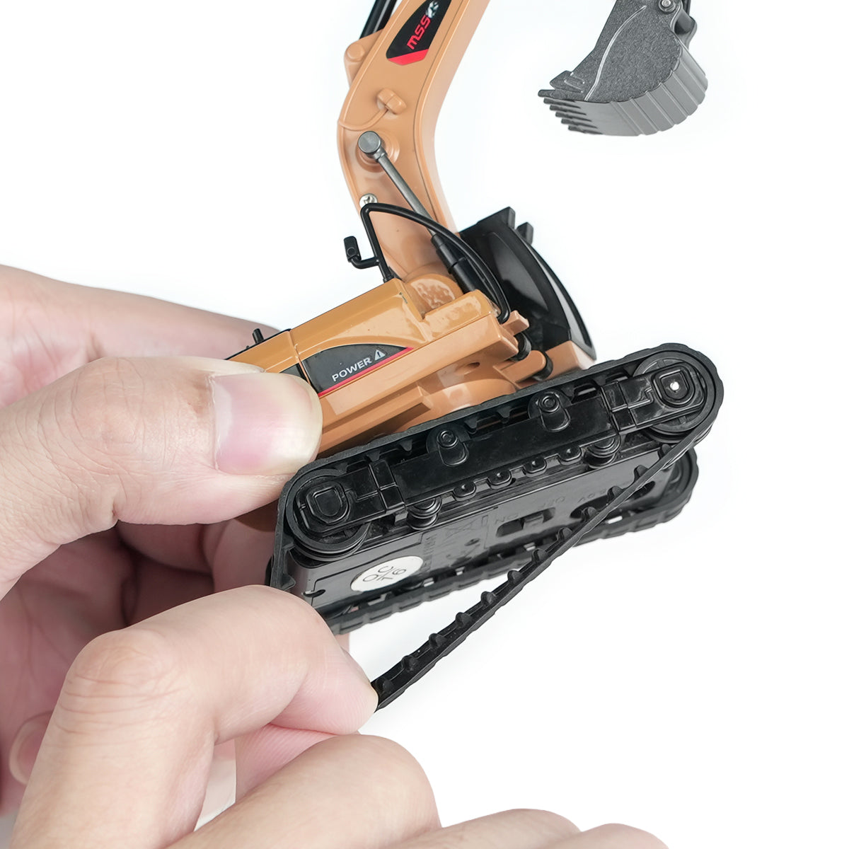 Rubber Track Replacement for 1/64 Mini RC Excavator-BRRRRT