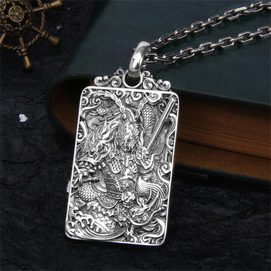 S925 Sterling Silver Wukong Pendant Necklace