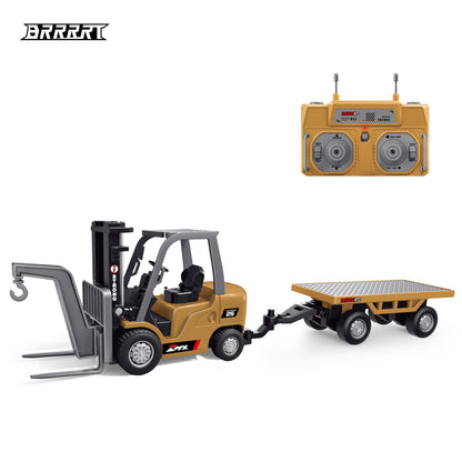 BRRRRT 1/64 RC Desktop Mini Forklift with Trailer