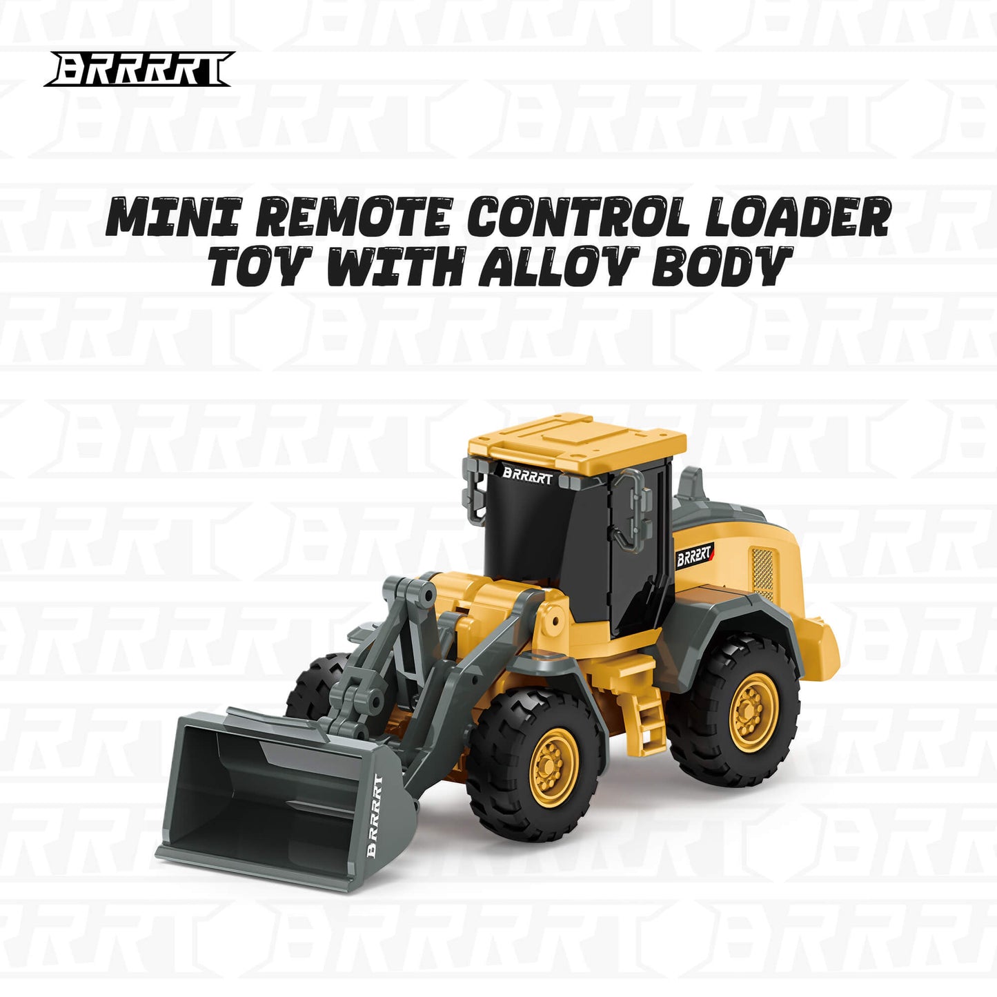 Mini RC Bulldozer With Alloy Body-BRRRRT 
