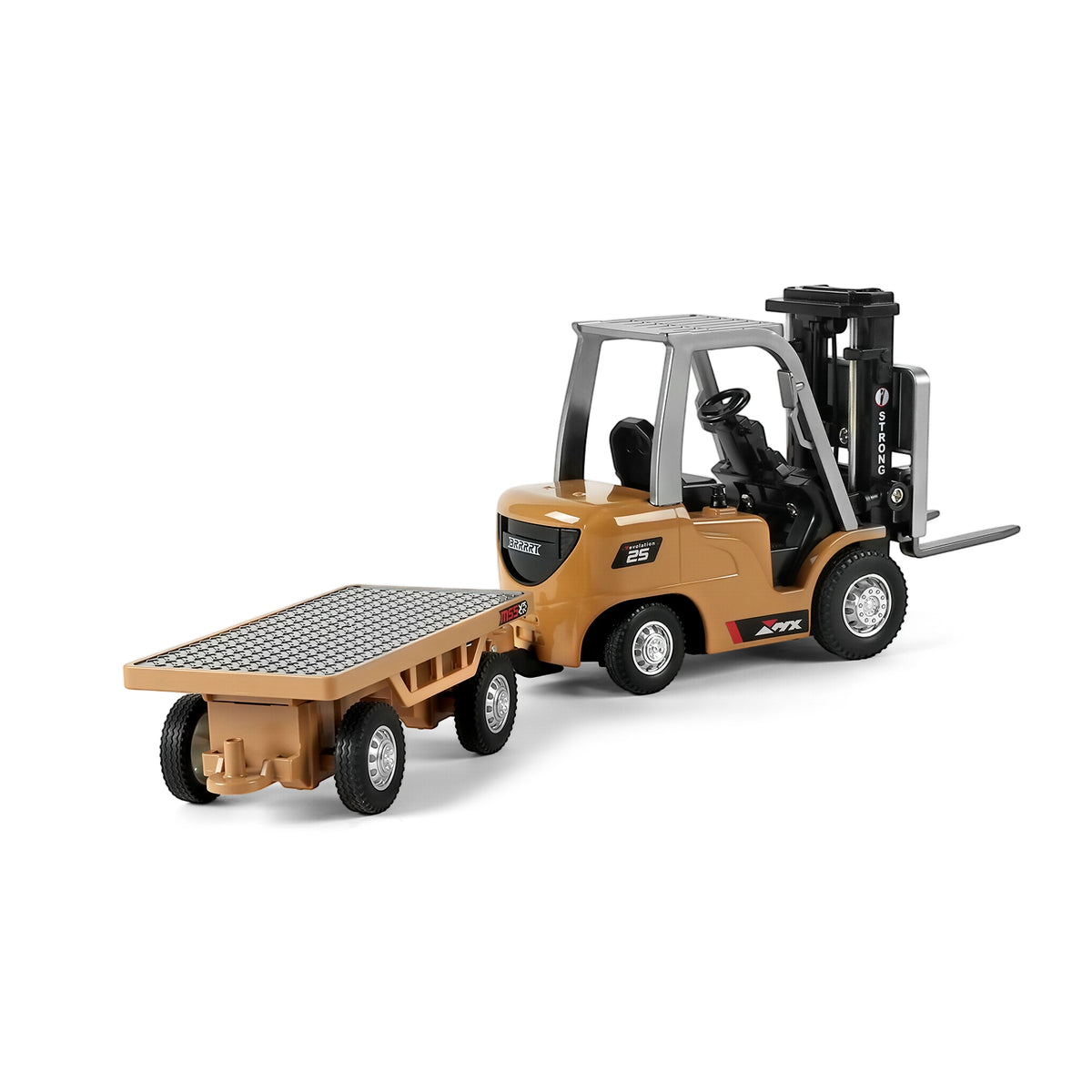 BRRRRT 1/64 RC Desktop Mini Forklift with Trailer