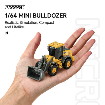 alt
BRRRRT RC Mini-Bulldozer, 8-Kanal, voll proportional, mit Metallgehäuse und realistischer 1/64-Simulation