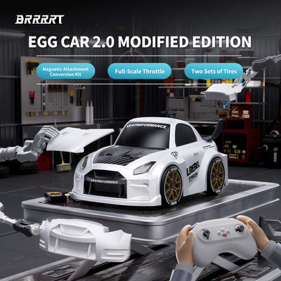 Customizable Mini RC Drift Car with Magnetic Accessories 2.0 MODIFIED EDITION