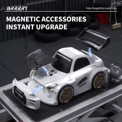 Customizable Mini RC Drift Car with Magnetic Accessories Magnetic