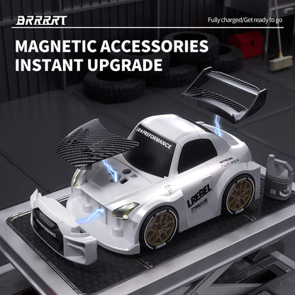 Customizable Mini RC Drift Car with Magnetic Accessories