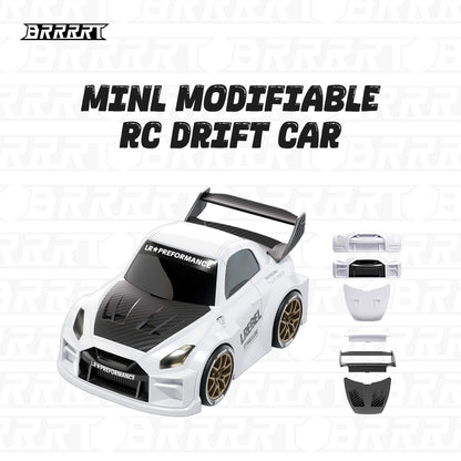Customizable Mini RC Drift Car with Magnetic Accessories