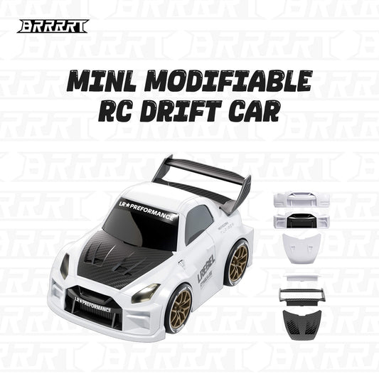 Customizable Mini RC Drift Car with Magnetic Accessories