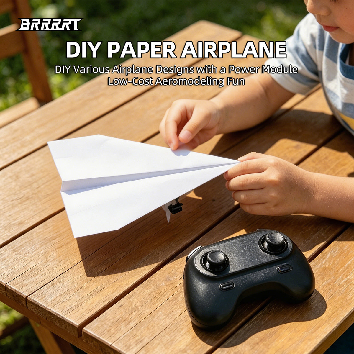 BRRRRT Remote Control Paper Airplane designs
