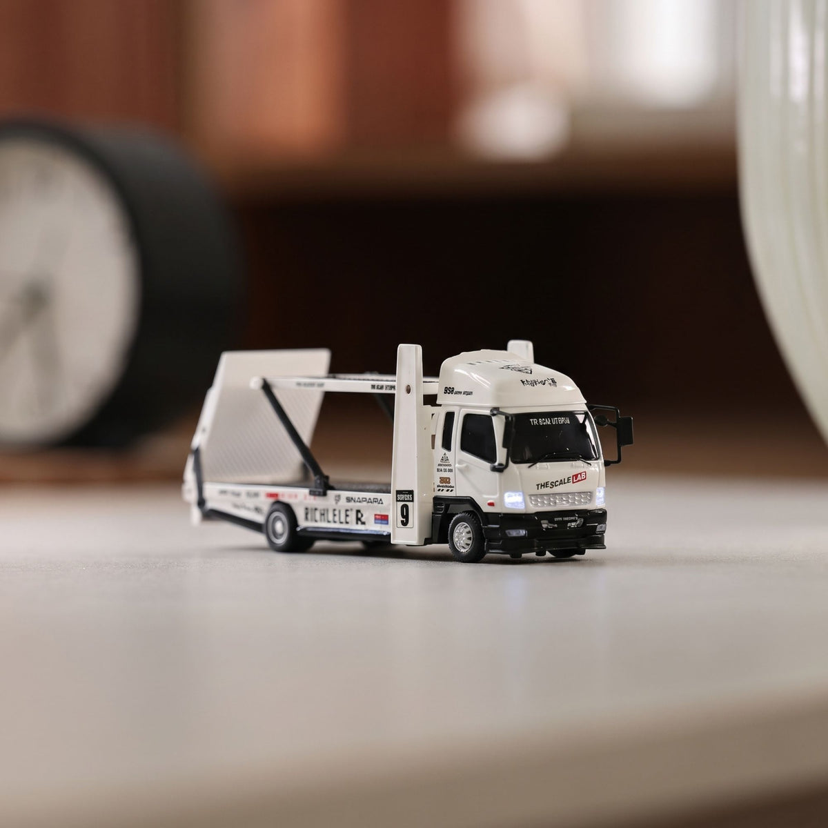 1/64 Scale Double-Deck RC Car Carrier Truck -BRRRRT