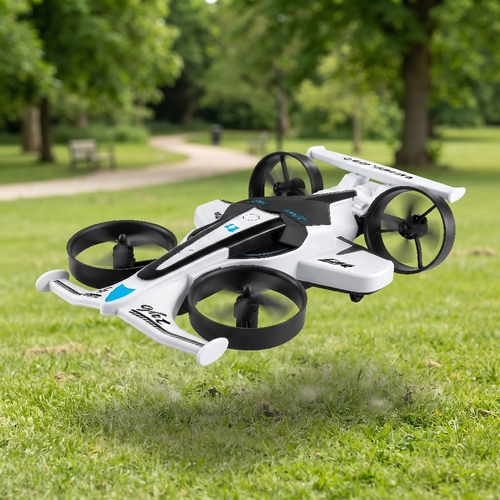 Flying & Drifting Remote Control Airplane with 360° Flip Stunts Grass