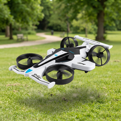 Flying & Drifting Remote Control Airplane with 360° Flip Stunts Grass