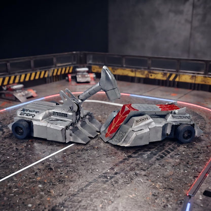 Gladiator Clash Dual-Player RC Battle Cars Set Scenario