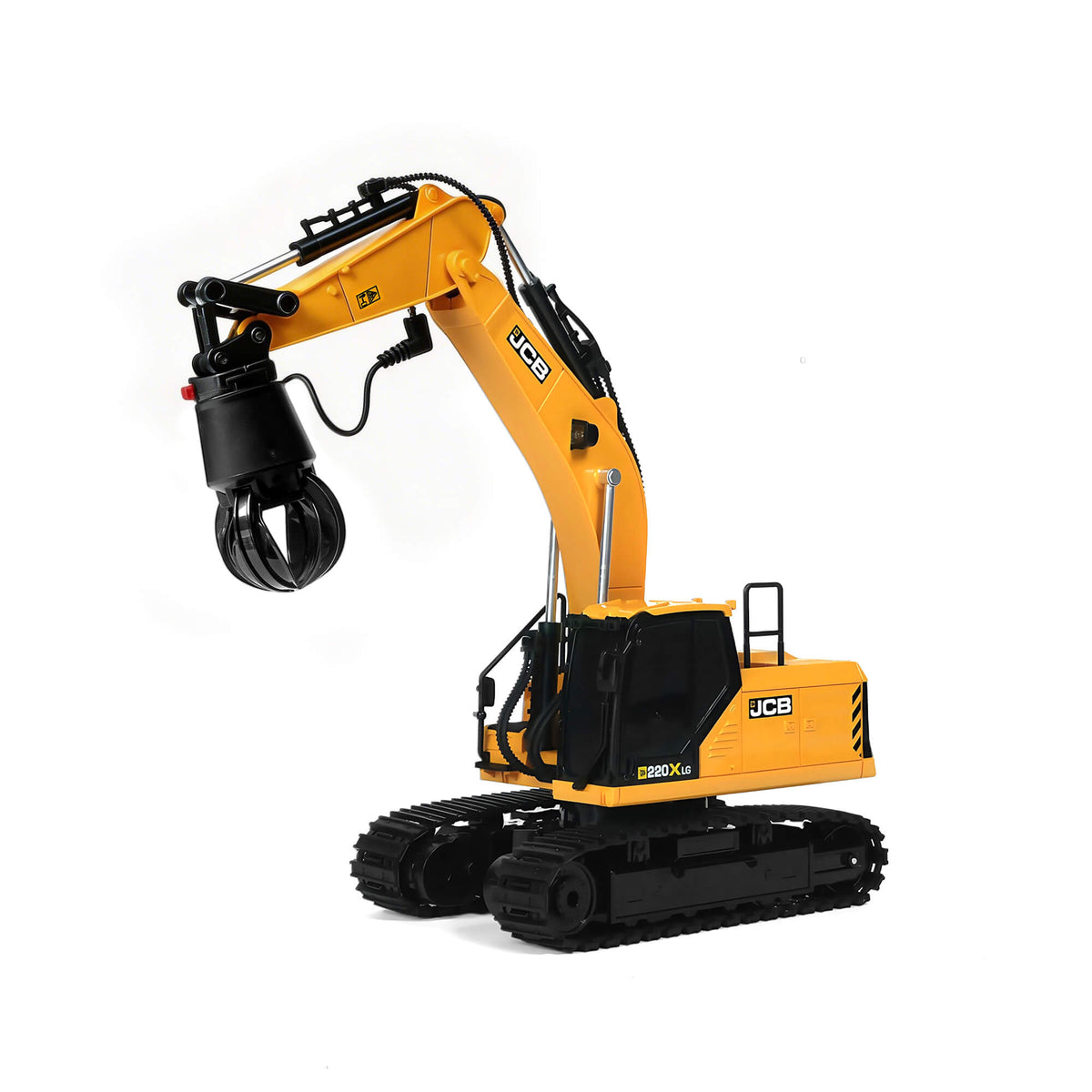 JCB Remote-Controlled Excavator Toy with 3 Interchangeable Attachments - BRRRRT - BRRRRT