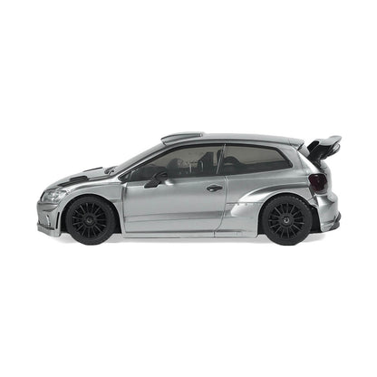 LD2801 1/28 RC Drifter 4WD System Silver Scale Model Side Profile -BRRRRT