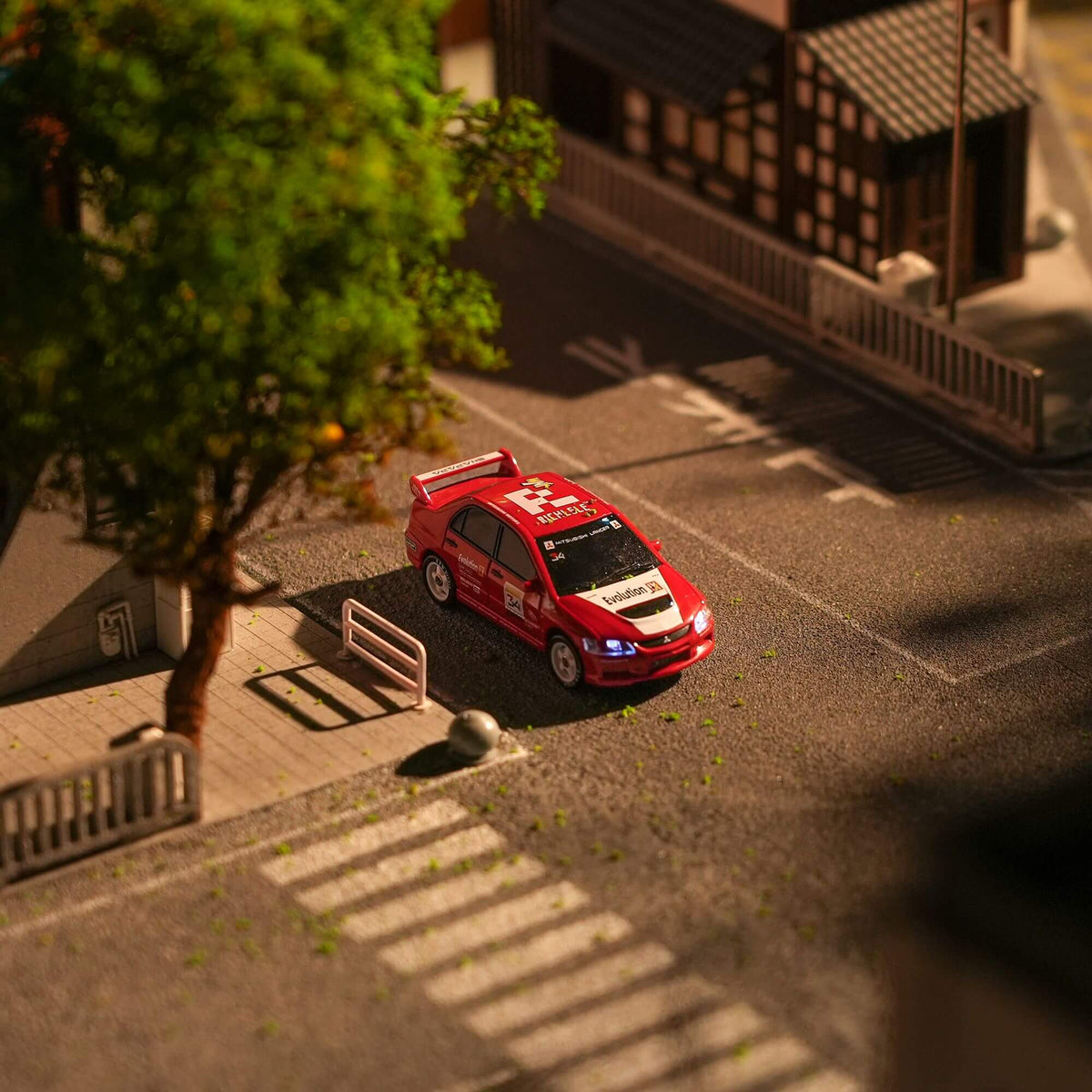 Licensed 1:64 Mitsubishi Lancer Evolution IX WRC RC Drift Car