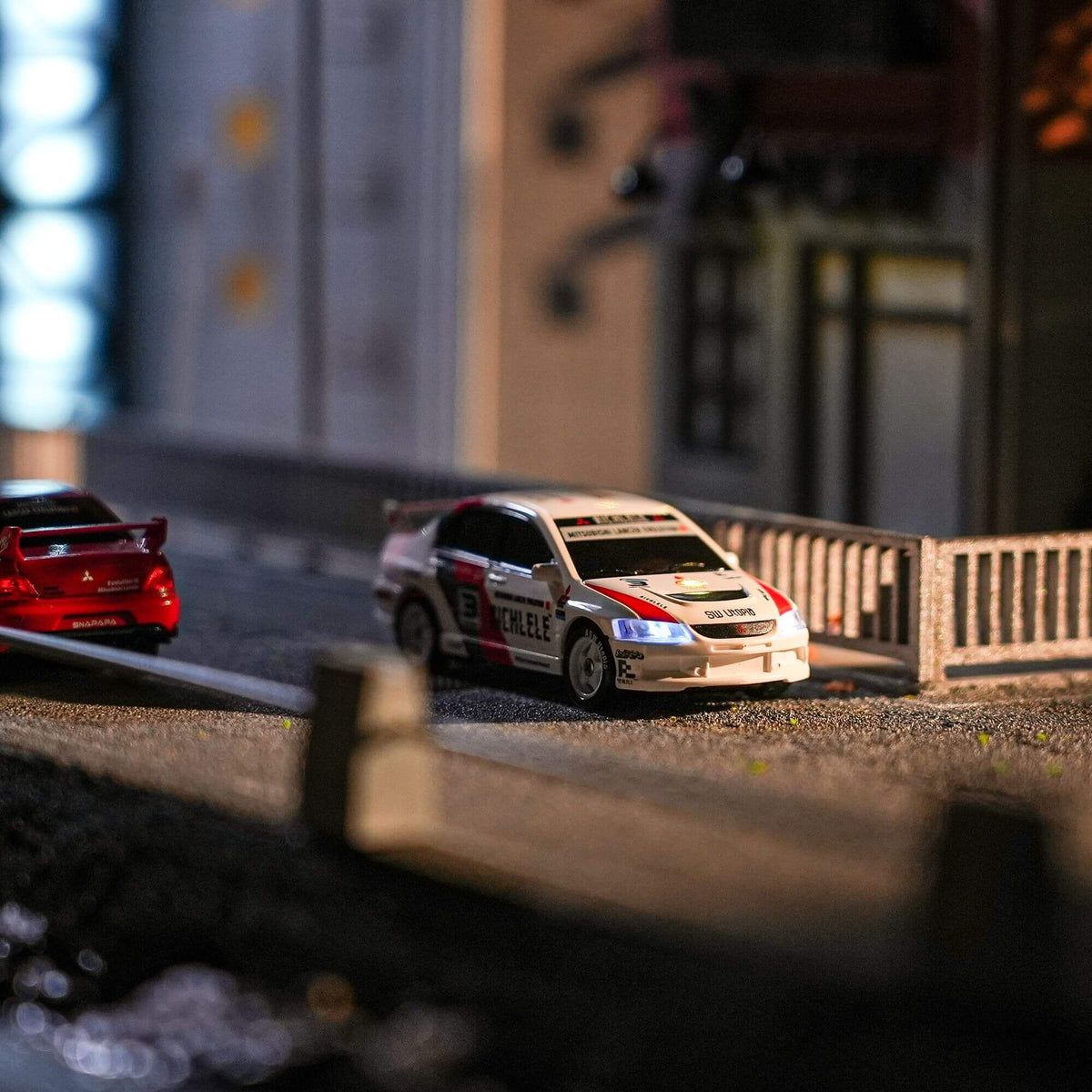Licensed 1:64 Mitsubishi Lancer Evolution IX WRC RC Drift Car