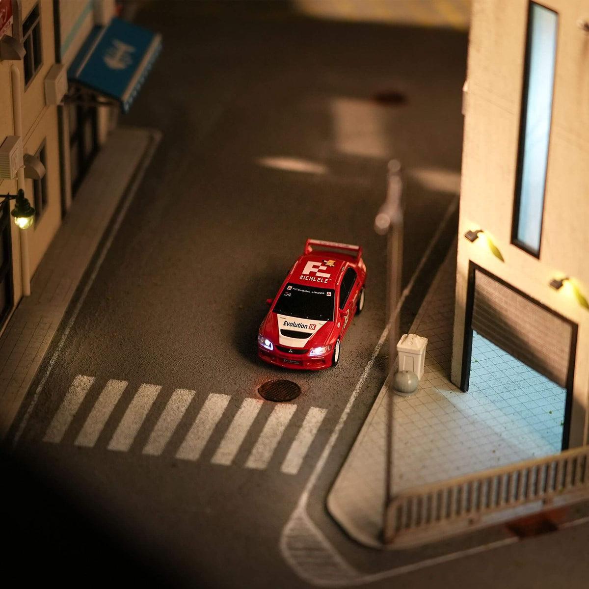 Licensed 1:64 Mitsubishi Lancer Evolution IX WRC RC Drift Car
