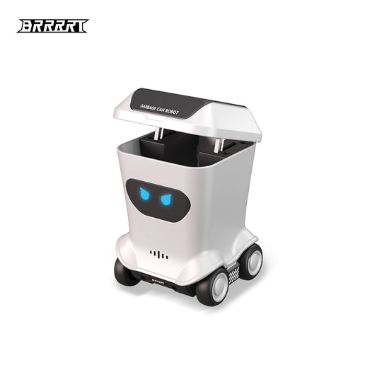 Mini RC trash can toy with 9CH full proportional control, compact remote control toy for desk use – BRRRRT