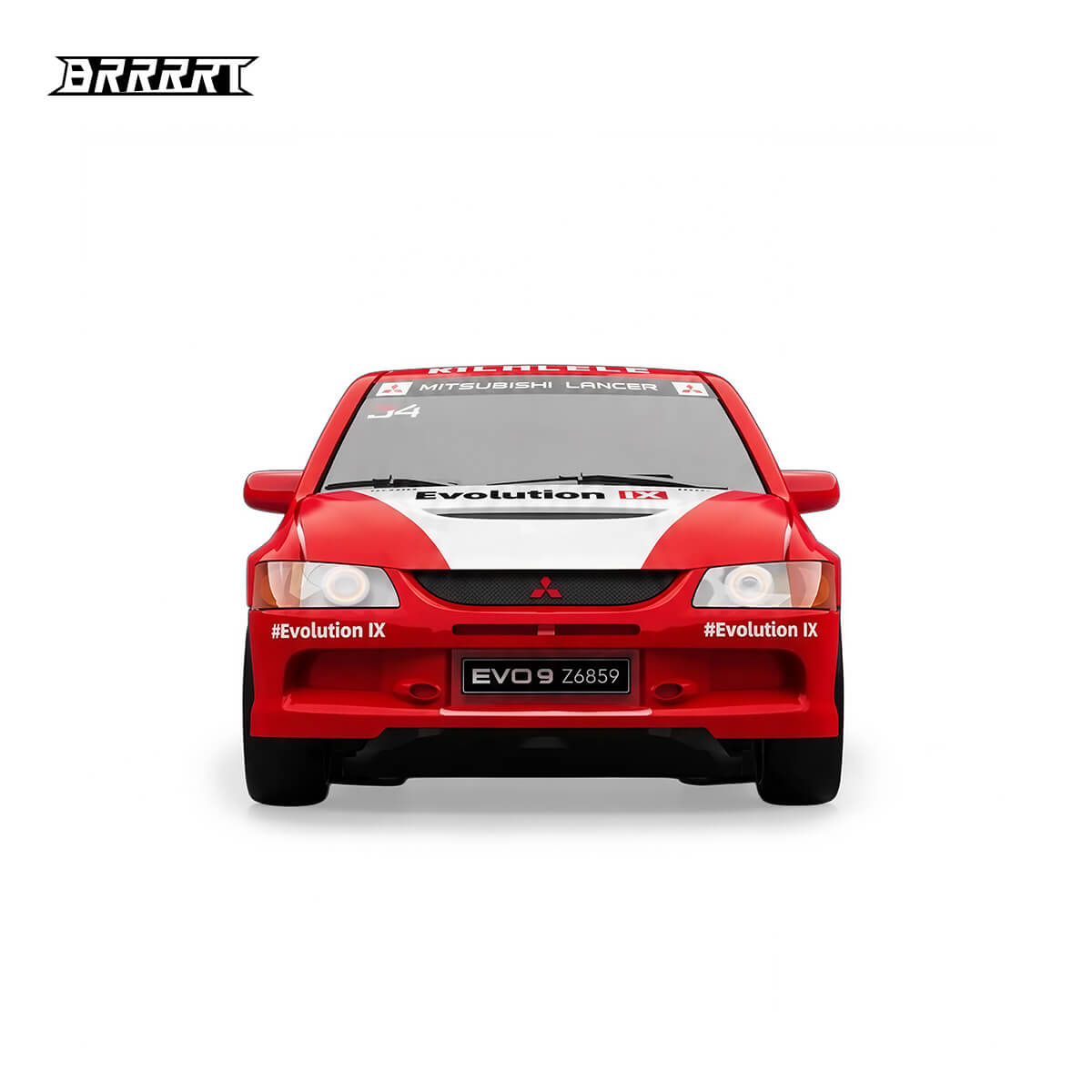 Licensed 1:64 Mitsubishi Lancer Evolution IX WRC RC Drift Car