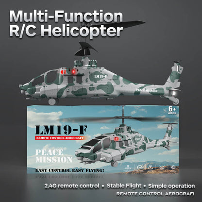 Multi-Function Remote-Controlled Helicopter with Gyroscope and LED