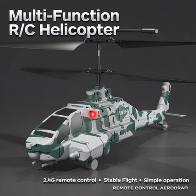 Multi-Function Remote-Controlled Helicopter green