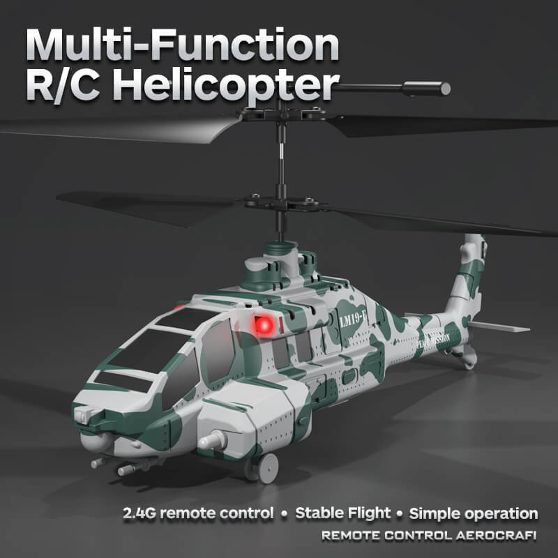 Multi-Function Remote-Controlled Helicopter green