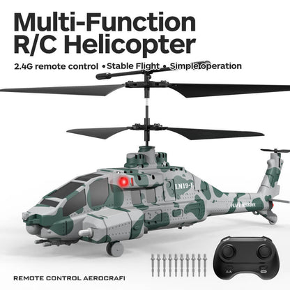 Multi-Function Remote-Controlled Helicopter with Gyroscope and LED