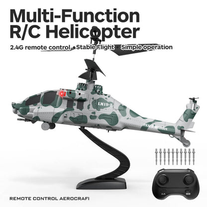 Multi-Function Remote-Controlled Helicopter with Gyroscope and LED