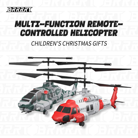 Multi-Function Remote-Controlled Helicopter with Gyroscope and LED
