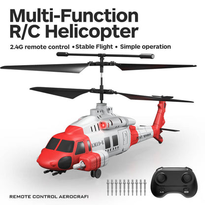 Multi-Function Remote-Controlled Helicopter with Gyroscope and LED
