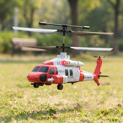 Multi-Function Remote-Controlled Helicopter red