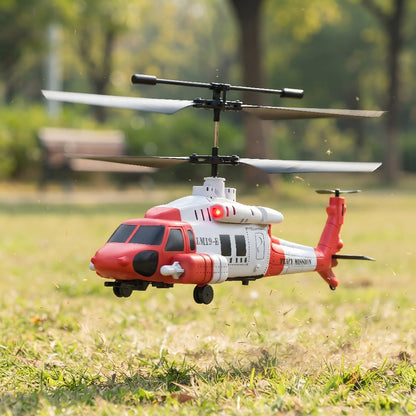 Multi-Function Remote-Controlled Helicopter red