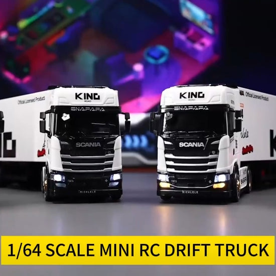 Scania 730S Licensed 1-64 RC Drift Container Truck