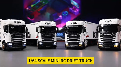 Scania 730S Licensed 1-64 RC Drift Container Truck
