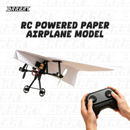 BRRRRT Ferngesteuertes Papierflugzeug