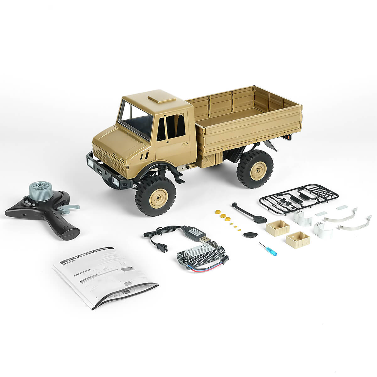RC Rock Crawler 1/12 Scale Desert Yellow Color With Accessories