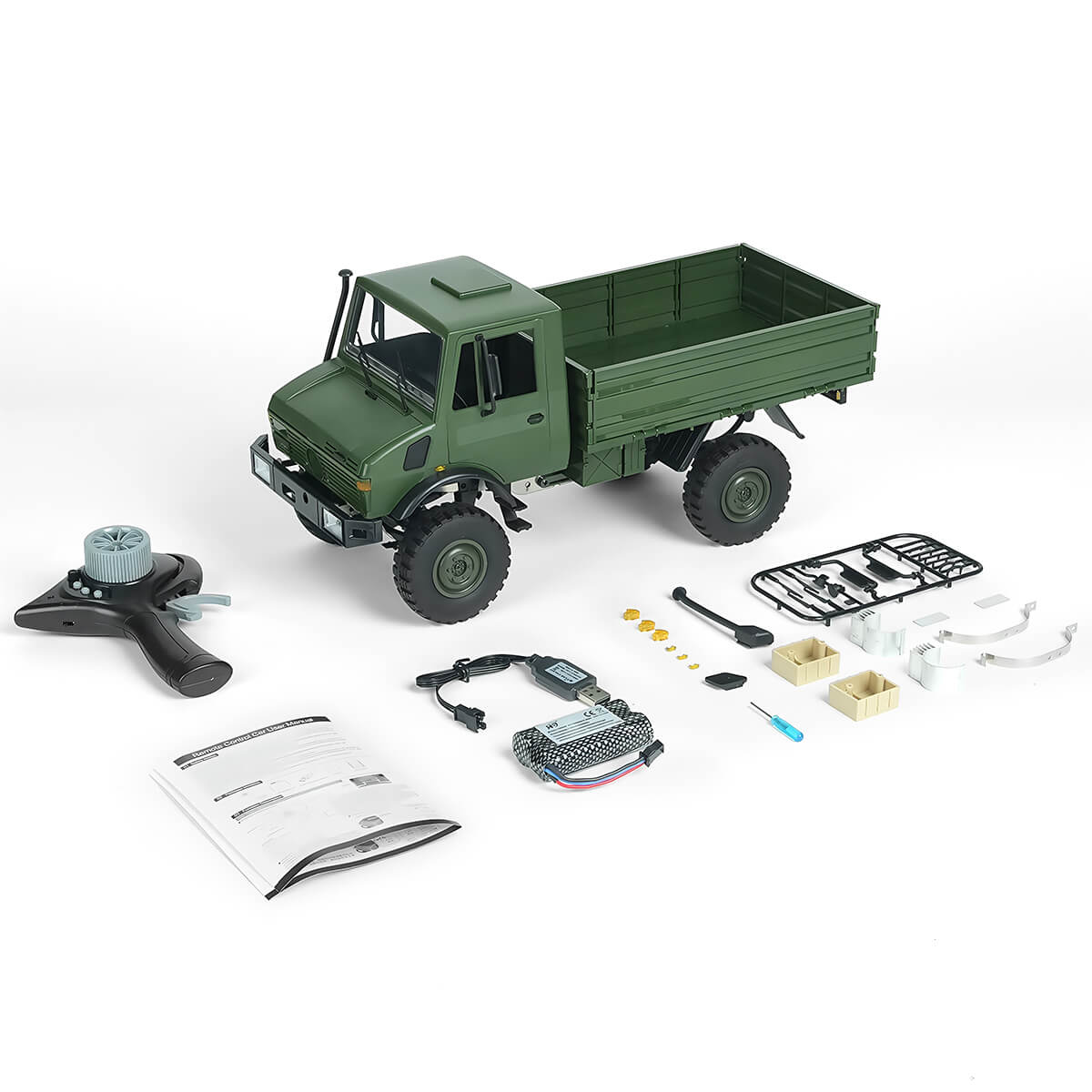 RC Rock Crawler 1/12 Scale Military Green Color With Accessories