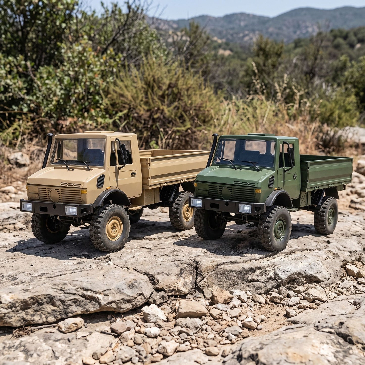 RC Rock Crawler Militär-Geländewagen im Maßstab 1/12